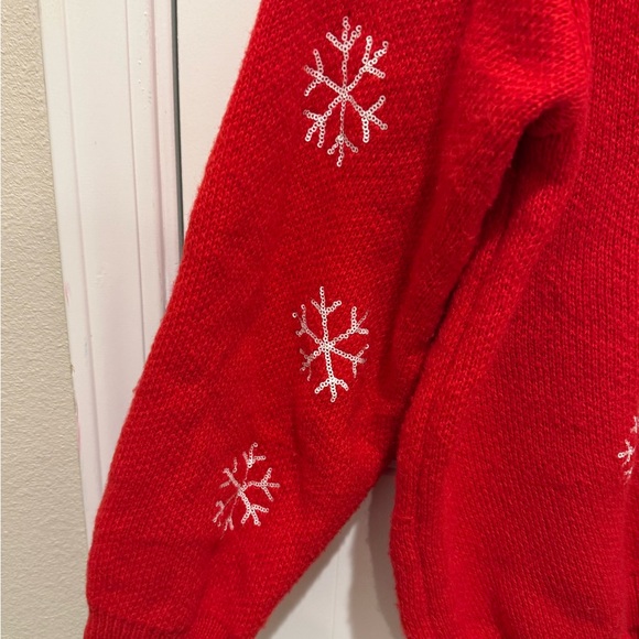 BiBi Sequin Christmas Crewneck Sweater - Picture 4 of 6